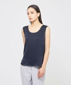 EPOCA / エポカ シャツ・ブラウス | 【VERY NaVY2025年6月号掲載】バックサテンジョーゼット タンクトップブラウス