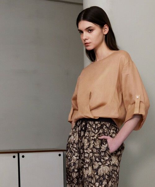 EPOCA / エポカ シャツ・ブラウス | 麻ツイル マルチWAYブラウス | 詳細1