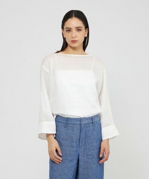 EPOCA / エポカ シャツ・ブラウス | 麻ツイル マルチWAYブラウス | 詳細10