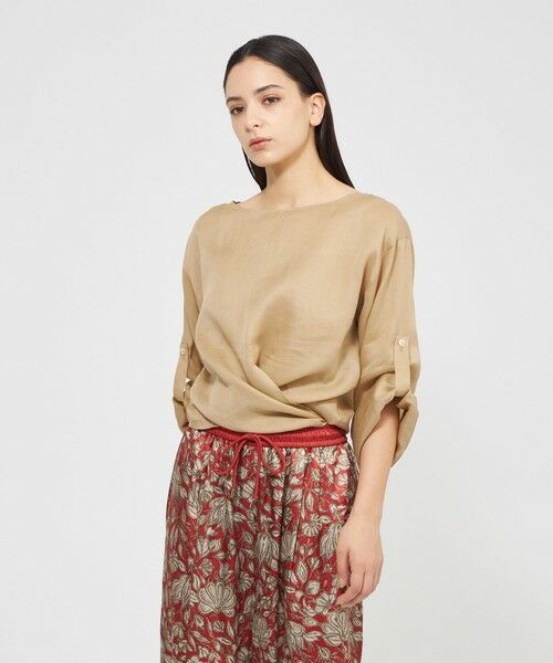 EPOCA / エポカ シャツ・ブラウス | 麻ツイル マルチWAYブラウス | 詳細11