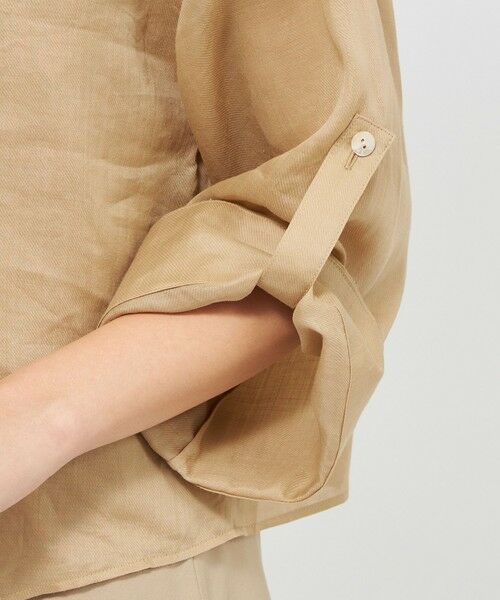 EPOCA / エポカ シャツ・ブラウス | 麻ツイル マルチWAYブラウス | 詳細13