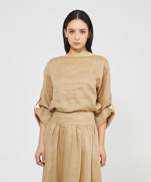 EPOCA / エポカ シャツ・ブラウス | 麻ツイル マルチWAYブラウス | 詳細16