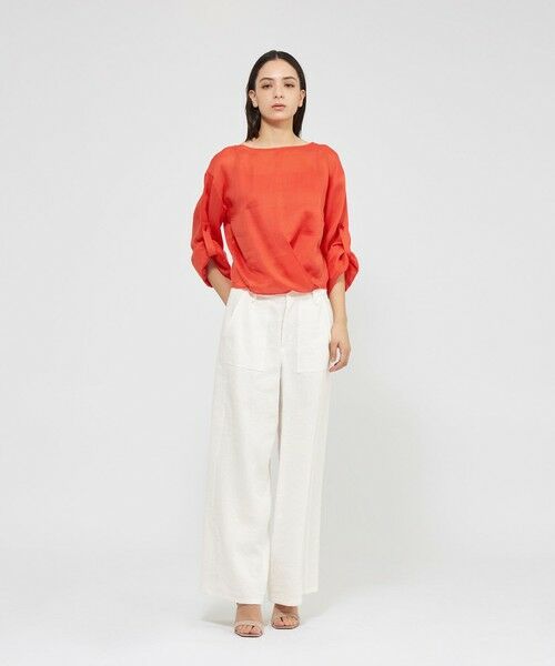 EPOCA / エポカ シャツ・ブラウス | 麻ツイル マルチWAYブラウス | 詳細3