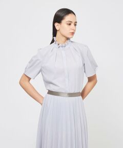 EPOCA / エポカ シャツ・ブラウス | ハイツイストポプリン フリルブラウス