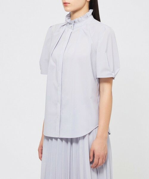EPOCA / エポカ シャツ・ブラウス | ハイツイストポプリン フリルブラウス | 詳細5