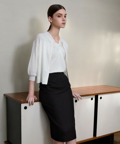 EPOCA / エポカ シャツ・ブラウス | ソフトジョーゼット ツイストブラウス | 詳細1