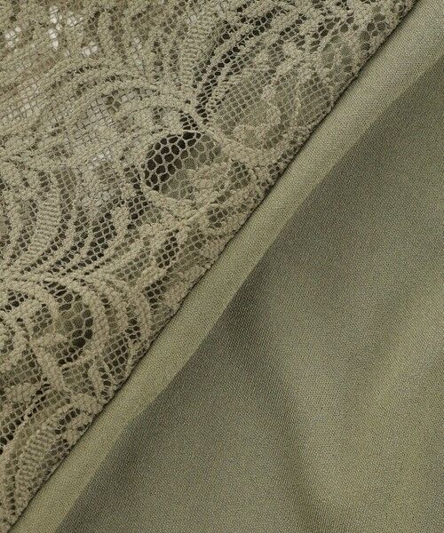 EPOCA / エポカ シャツ・ブラウス | トリアセテートジャージー レースコンビプルオーバー | 詳細10