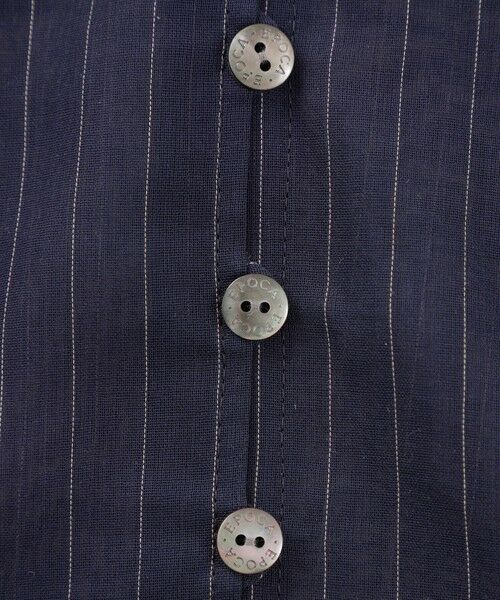 EPOCA / エポカ シャツ・ブラウス | シアーストライプ タックデザインブラウス | 詳細8