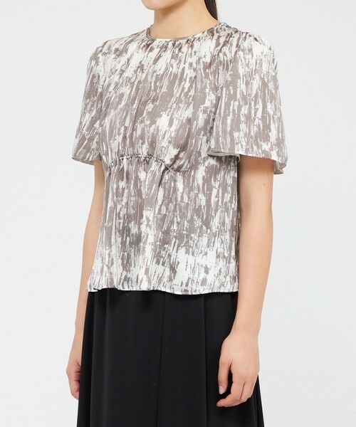 EPOCA / エポカ シャツ・ブラウス | アブストラクトプリント フレアスリーブブラウス | 詳細4