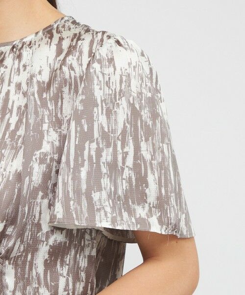 EPOCA / エポカ シャツ・ブラウス | アブストラクトプリント フレアスリーブブラウス | 詳細6