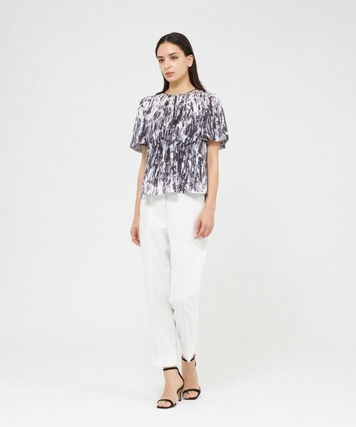 EPOCA / エポカ シャツ・ブラウス | アブストラクトプリント フレアスリーブブラウス | 詳細1