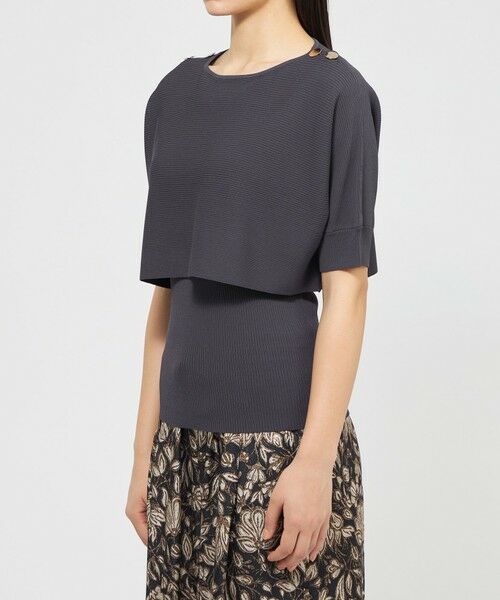 EPOCA / エポカ ニット・セーター | レイヤードリブニット プルオーバー | 詳細5