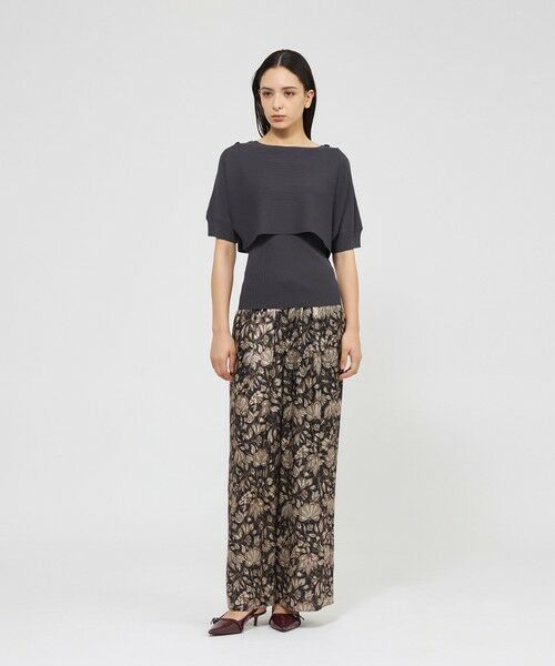 EPOCA / エポカ ニット・セーター | レイヤードリブニット プルオーバー | 詳細2