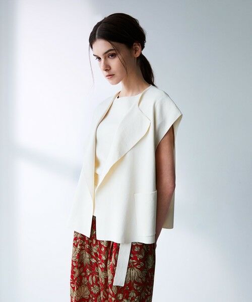 EPOCA / エポカ ニット・セーター | 【VERY NaVY2025年6月号掲載】La maglia estate ニットジレ(オフホワイト1)