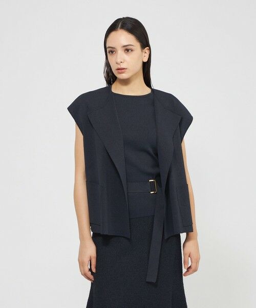 EPOCA / エポカ ニット・セーター | 【VERY NaVY2025年6月号掲載】La maglia estate ニットジレ(ネイビー2)