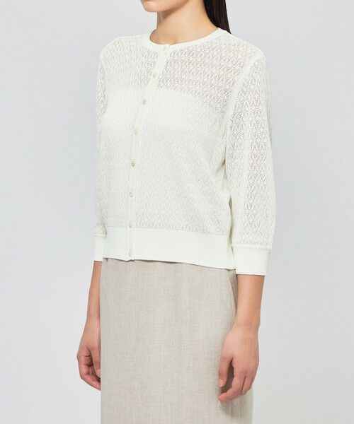 EPOCA / エポカ ニット・セーター | シアーレースニット クロップドカーディガン | 詳細4