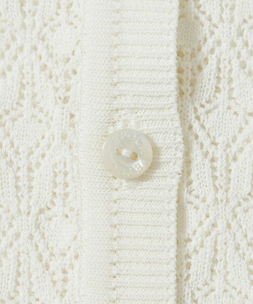 EPOCA / エポカ ニット・セーター | シアーレースニット クロップドカーディガン | 詳細7