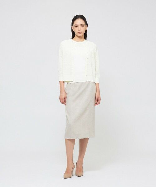 EPOCA / エポカ ニット・セーター | シアーレースニット クロップドカーディガン | 詳細1