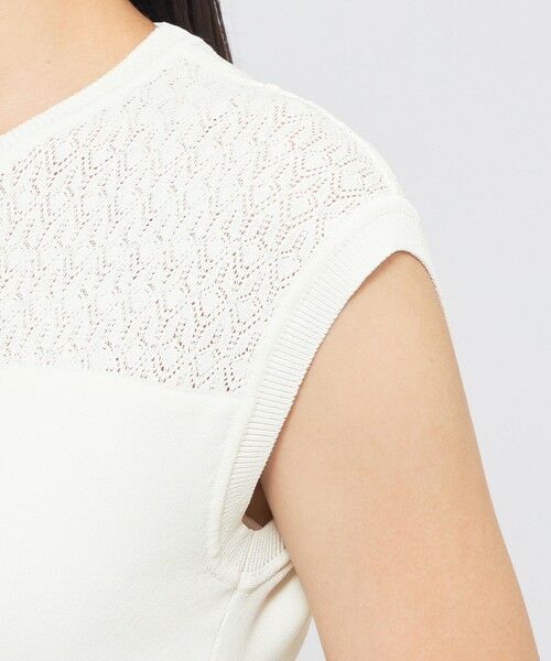 EPOCA / エポカ ニット・セーター | シアーレースニット プルオーバー | 詳細8