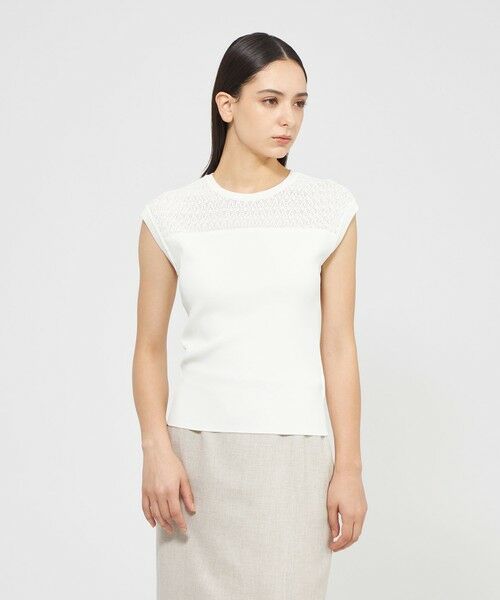 EPOCA / エポカ ニット・セーター | シアーレースニット プルオーバー | 詳細10