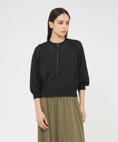 EPOCA / エポカ ニット・セーター | リネンナイロン ドルマンスリーブニットブルゾン