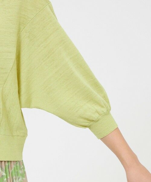 EPOCA / エポカ ニット・セーター | リネンナイロン ドルマンスリーブニットブルゾン | 詳細11