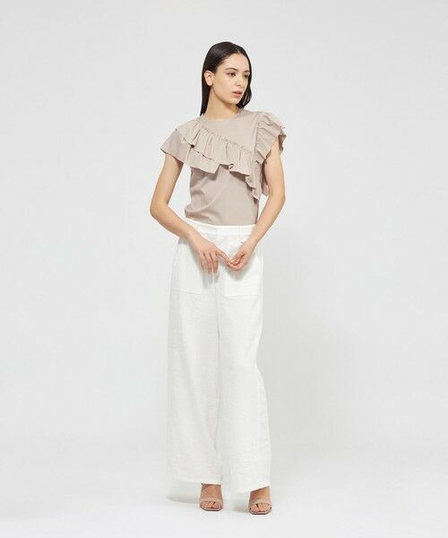 EPOCA / エポカ カットソー | 【VERY NaVY2025年6月号掲載】フリルレイヤーコンビ デザインカットソー | 詳細4