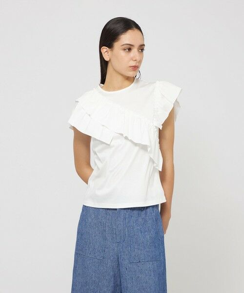 EPOCA / エポカ カットソー | 【VERY NaVY2025年6月号掲載】フリルレイヤーコンビ デザインカットソー | 詳細11