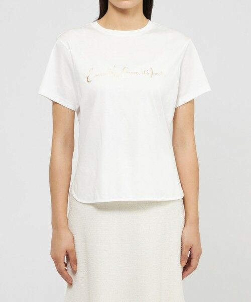 EPOCA / エポカ カットソー | フォイルロゴ Tシャツ | 詳細4