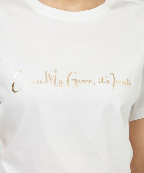 EPOCA / エポカ カットソー | フォイルロゴ Tシャツ | 詳細9