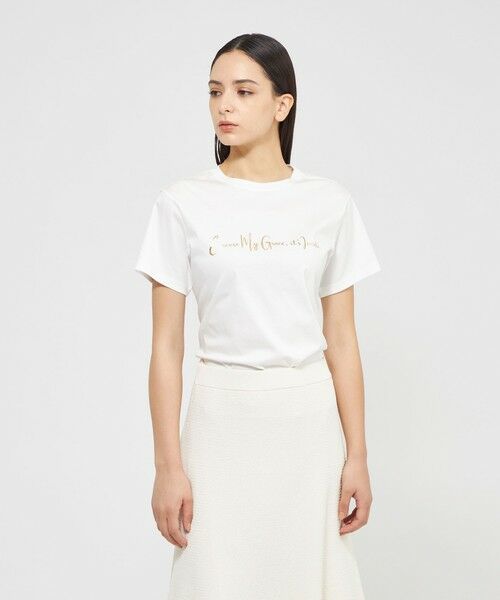 EPOCA / エポカ カットソー | フォイルロゴ Tシャツ | 詳細11