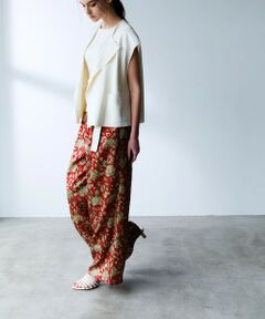 タグ付　EPOCA THE SHOP エポカザショップ　チェックワイドパンツ La maglia】 ニットワイドパンツ(パンツ)｜EPOCA(エポカ)の