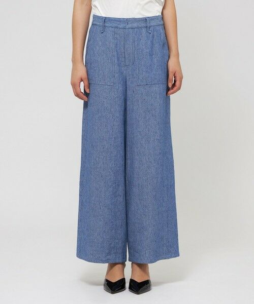 EPOCA / エポカ その他パンツ | 【VERY NaVY2025年6月号掲載】リネンコットンデニム ワイドパンツ | 詳細6