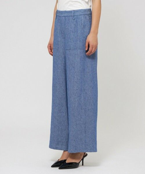 EPOCA / エポカ その他パンツ | 【VERY NaVY2025年6月号掲載】リネンコットンデニム ワイドパンツ | 詳細7