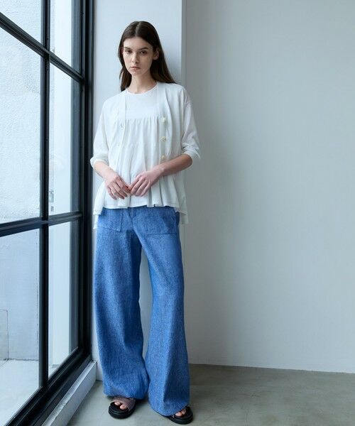 EPOCA / エポカ その他パンツ | 【VERY NaVY2025年6月号掲載】リネンコットンデニム ワイドパンツ | 詳細2