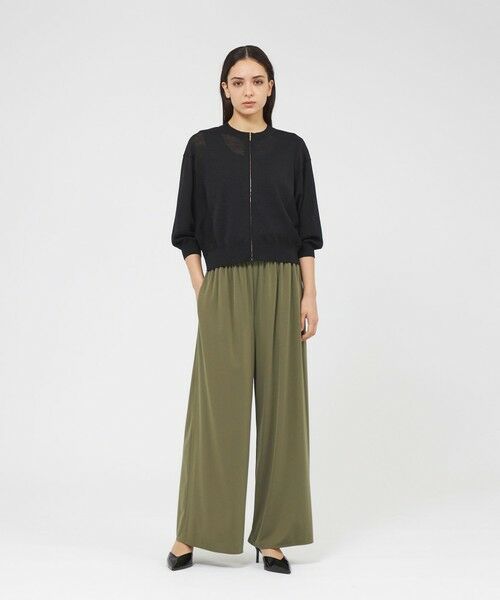 EPOCA / エポカ その他パンツ | トリアセテートジャージー イージーギャザーワイドパンツ | 詳細5