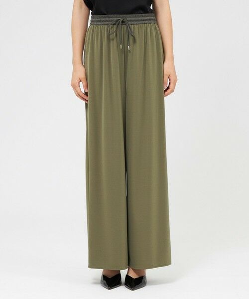 EPOCA / エポカ その他パンツ | トリアセテートジャージー イージーギャザーワイドパンツ | 詳細7