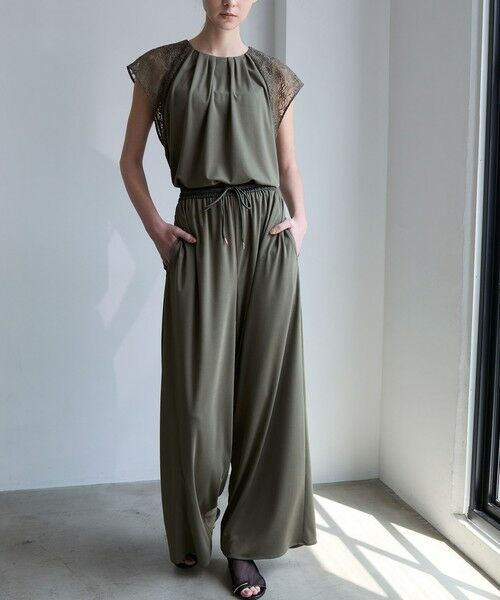 EPOCA / エポカ その他パンツ | トリアセテートジャージー イージーギャザーワイドパンツ | 詳細2