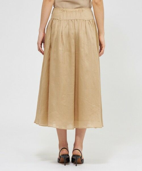 EPOCA / エポカ ロング・マキシ丈スカート | 【VERY NaVY2025年6月号掲載】麻ツイル ギャザーフレアスカート | 詳細7