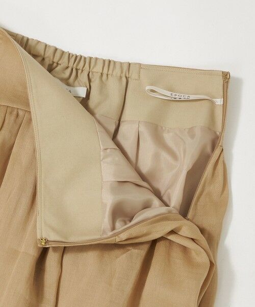 EPOCA / エポカ ロング・マキシ丈スカート | 【VERY NaVY2025年6月号掲載】麻ツイル ギャザーフレアスカート | 詳細8