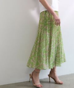 EPOCA / エポカ ロング・マキシ丈スカート | フィオーレシアーオーガンジー アコーディオンプリーツスカート