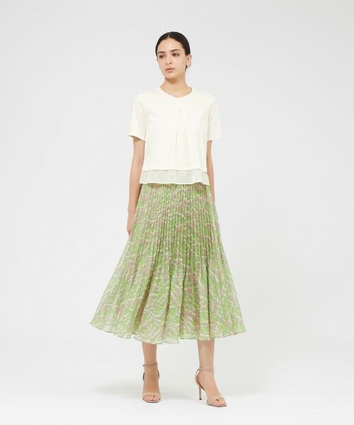 EPOCA / エポカ ロング・マキシ丈スカート | フィオーレシアーオーガンジー アコーディオンプリーツスカート | 詳細2