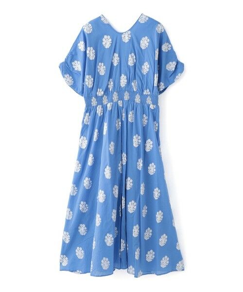 EPOCA / エポカ ロング・マキシ丈ワンピース | 【ne quittez pas】プリントウエストギャザードレス《WEB＆EPOCA THE SHOP店舗限定》 | 詳細1