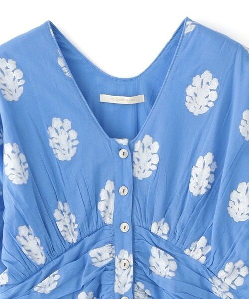 EPOCA / エポカ ロング・マキシ丈ワンピース | 【ne quittez pas】プリントウエストギャザードレス《WEB＆EPOCA THE SHOP店舗限定》 | 詳細2