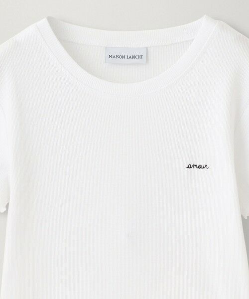 EPOCA / エポカ カットソー | 【MAISON LABICHE】amourリブカットソー《WEB＆EPOCA THE SHOP店舗限定》 | 詳細2