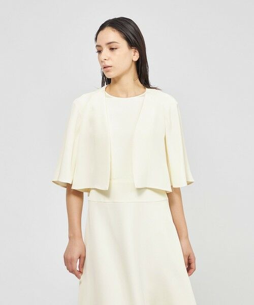 EPOCA/エポカ 【EPOCA DI BASE】 シルクダブルクレープ ボレロジャケット 《WEB＆一部店舗限定》 オフホワイト1 42