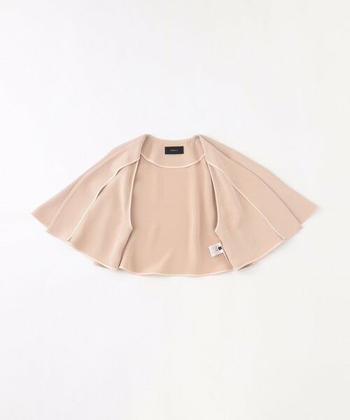 EPOCA / エポカ ノーカラージャケット | 【EPOCA DI BASE】 シルクダブルクレープ ボレロジャケット 《WEB＆一部店舗限定》 | 詳細7