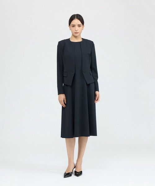 EPOCA / エポカ ロング・マキシ丈ワンピース | クリーンストレッチ フレアドレス | 詳細4