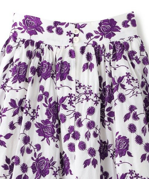 EPOCA / エポカ ロング・マキシ丈スカート | 【support surface】フラワーエンブロイダリースカート《WEB＆EPOCA THE SHOP店舗限定》 | 詳細3