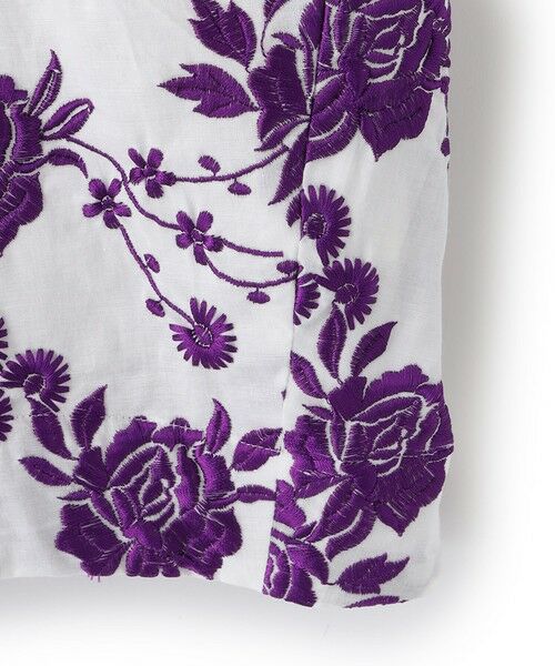 EPOCA / エポカ ロング・マキシ丈スカート | 【support surface】フラワーエンブロイダリースカート《WEB＆EPOCA THE SHOP店舗限定》 | 詳細5